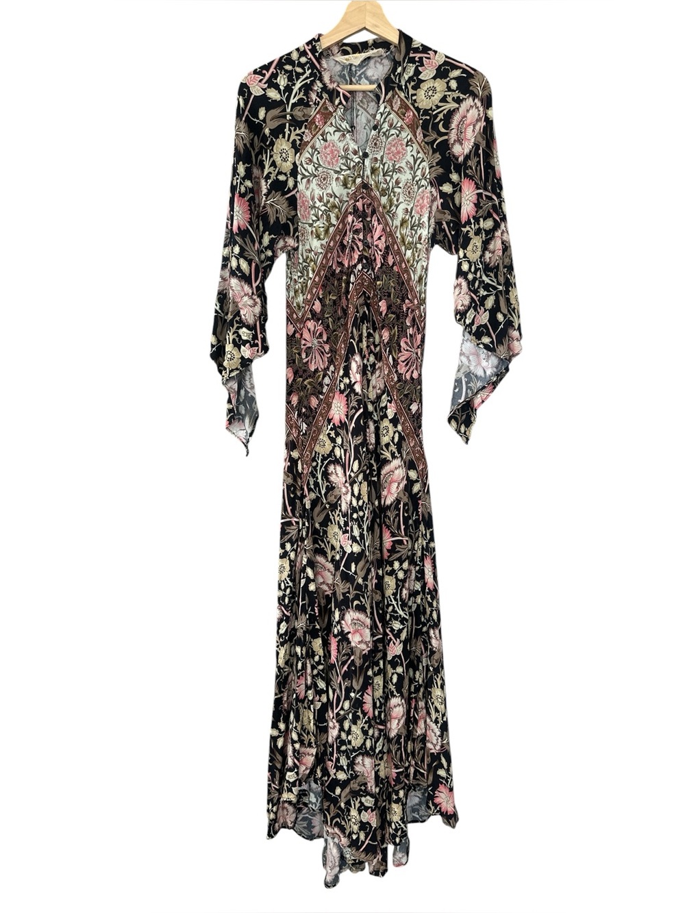 Jen's Pirate Booty Baroque Hyacinth Batwing Boho Maxi Dress - Picture 7 of 14